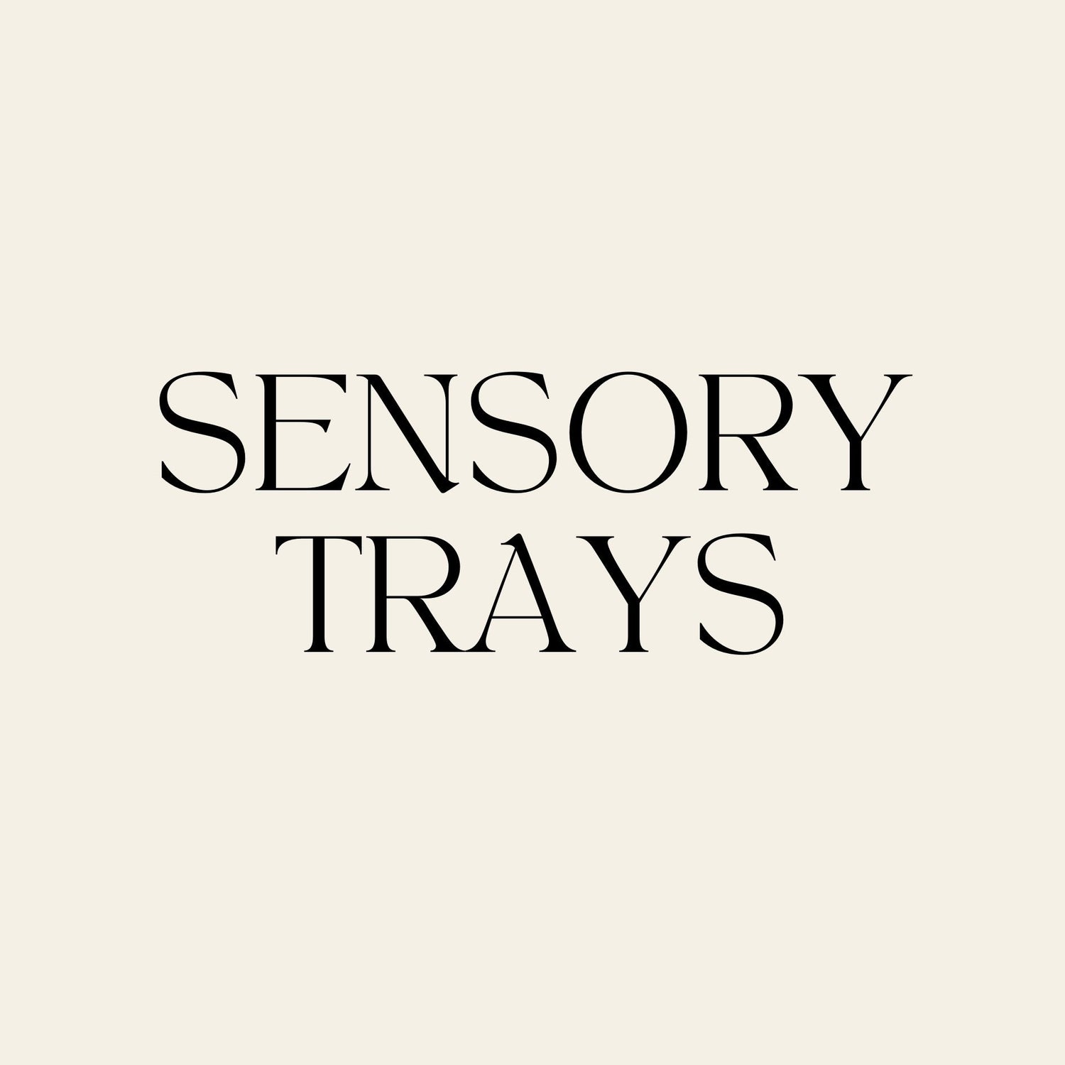 Sensory Trays - CJECOPLAY Inc.