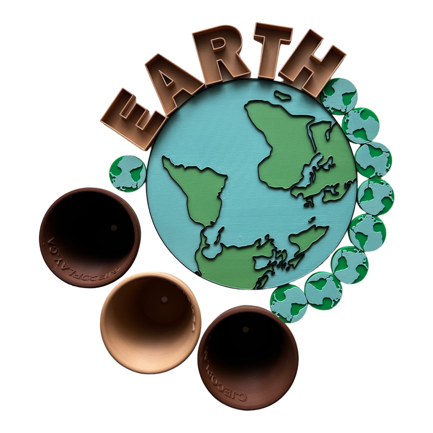 Earth Day Theme Counters || Loose Parts - CJECOPLAY Inc.