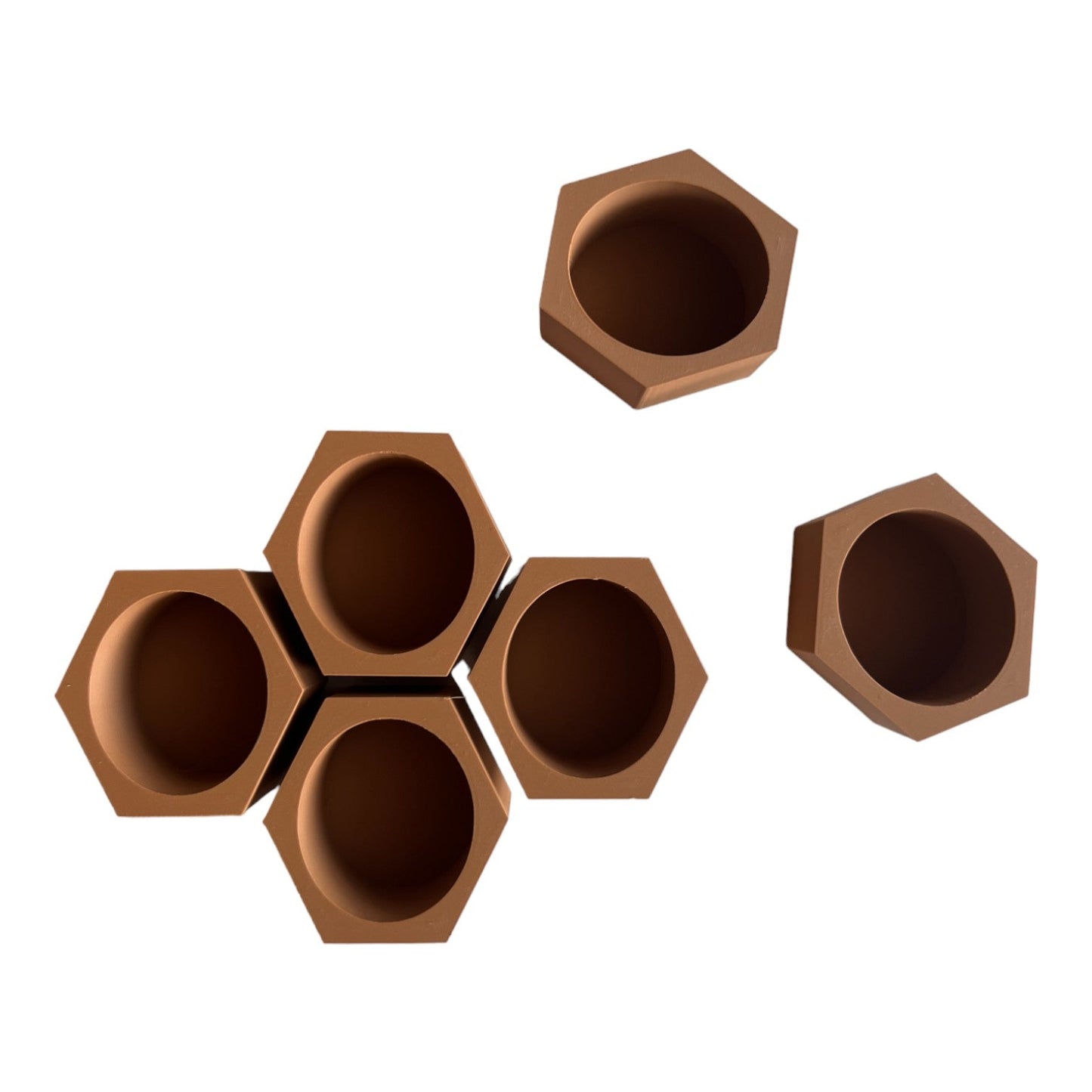 Hexagon Loose parts || Pack of 6 || Bee Hive Builder - CJECOPLAY Inc.