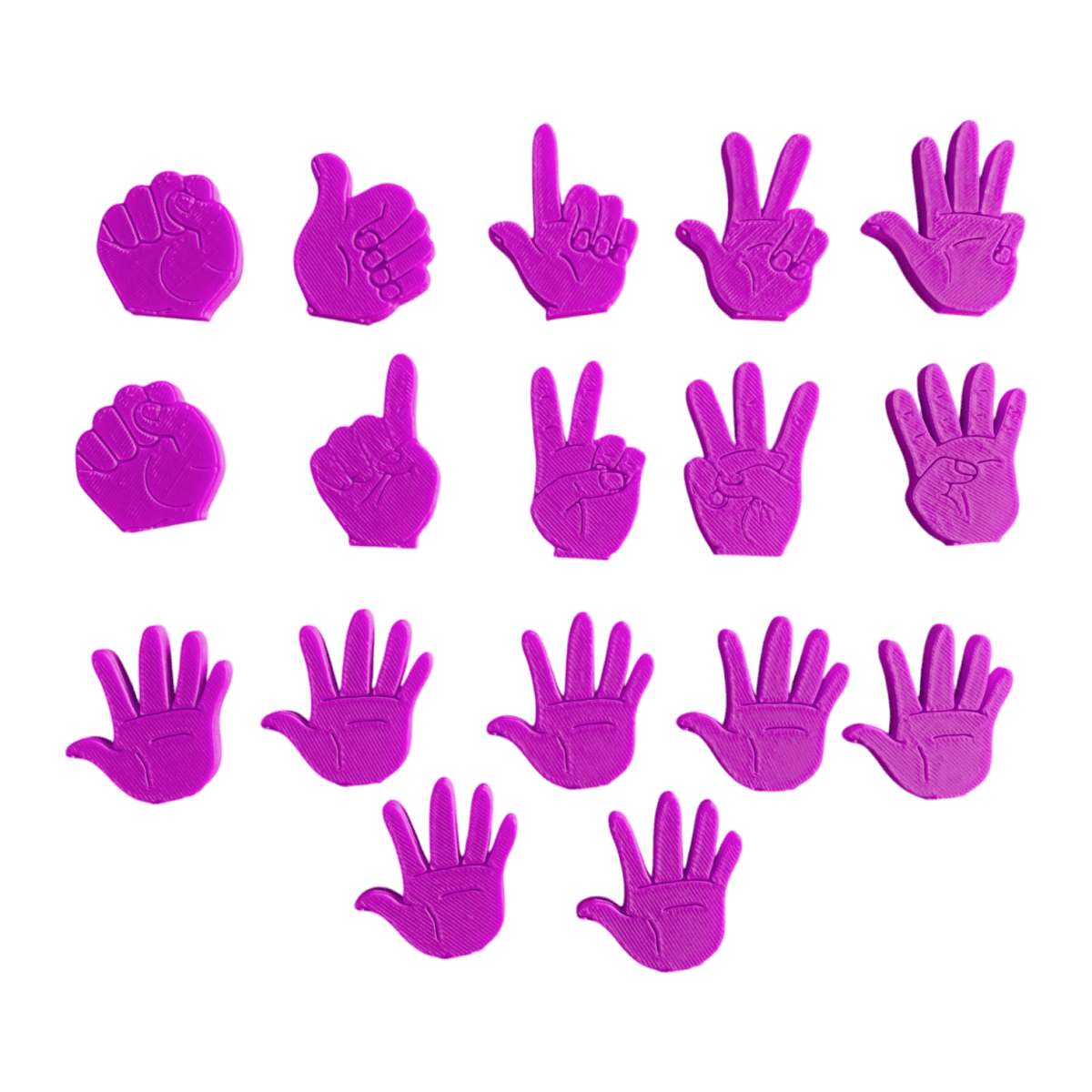 NEW - 3D Printed Counting Hands - CJECOPLAY Inc.