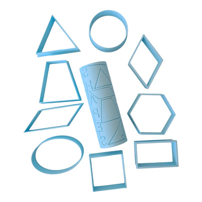 NEW - Geometric Shapes Bundle Roller and Cutters - CJECOPLAY Inc.