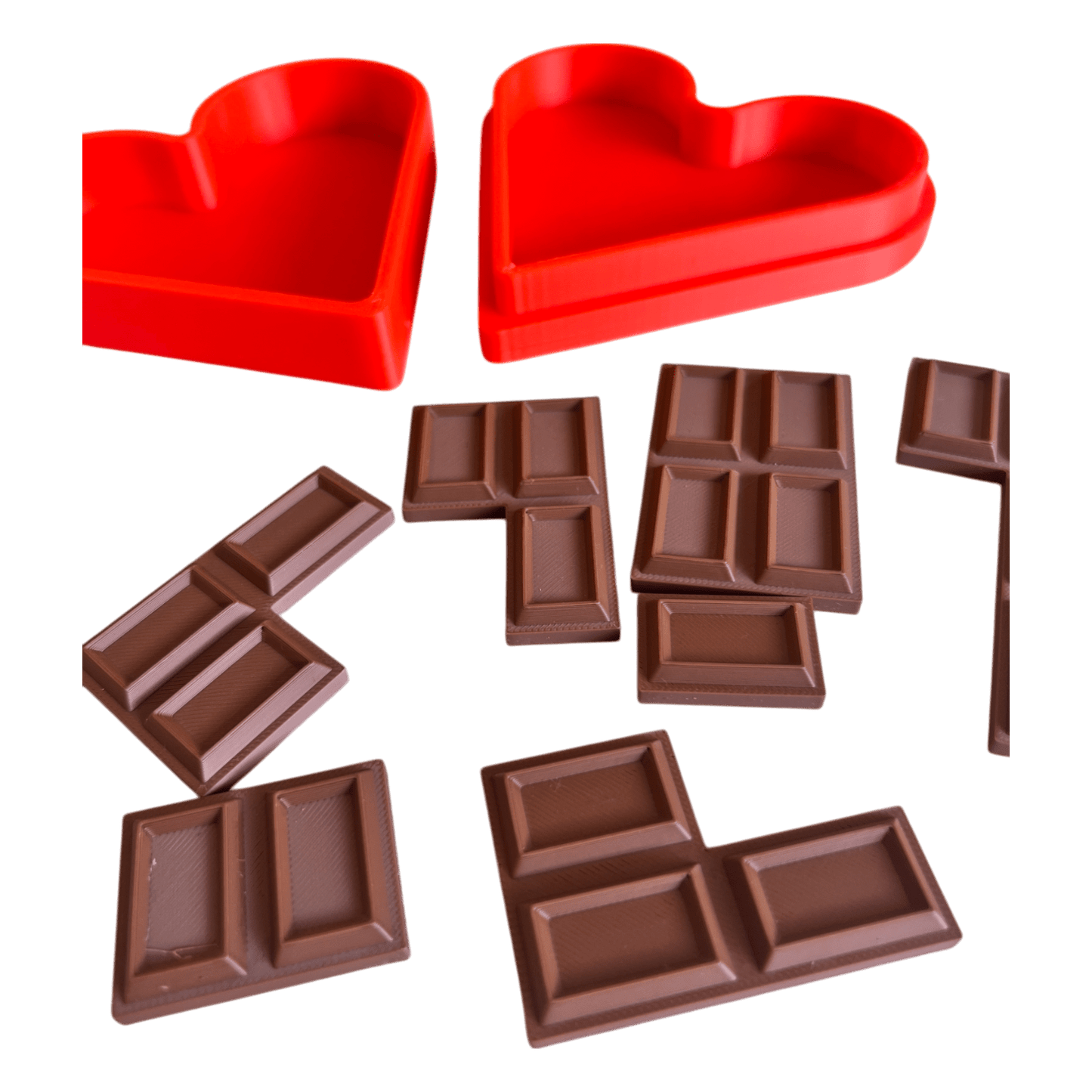 NEW - Heart Tinker Tray + Chocolate Puzzle - CJECOPLAY Inc.